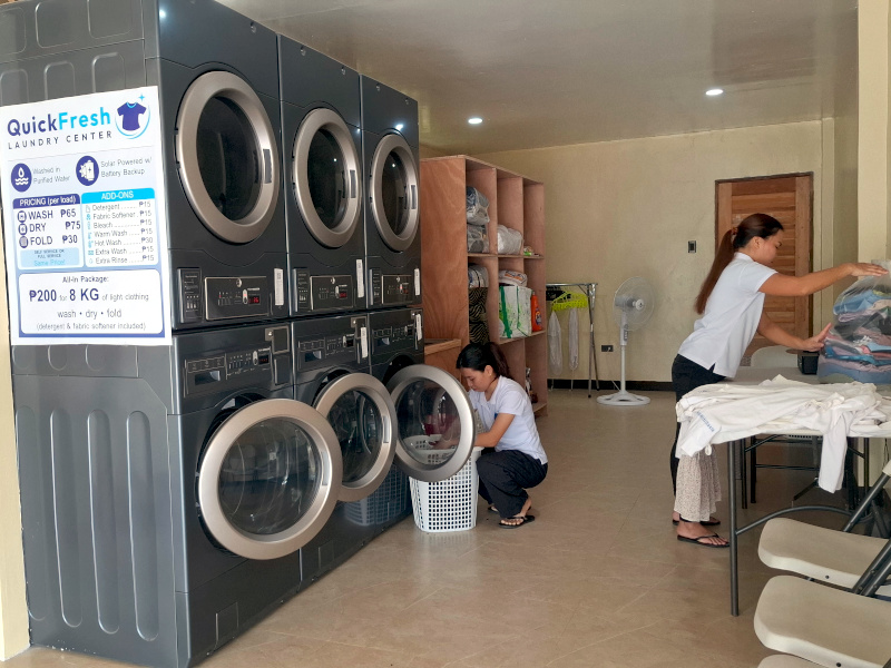 QuickFresh laundry interior